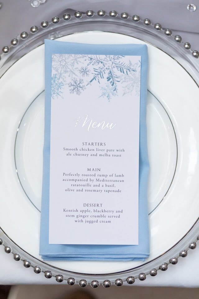 Ideas and Inspiration for your Winter Wonderland Wedding theme